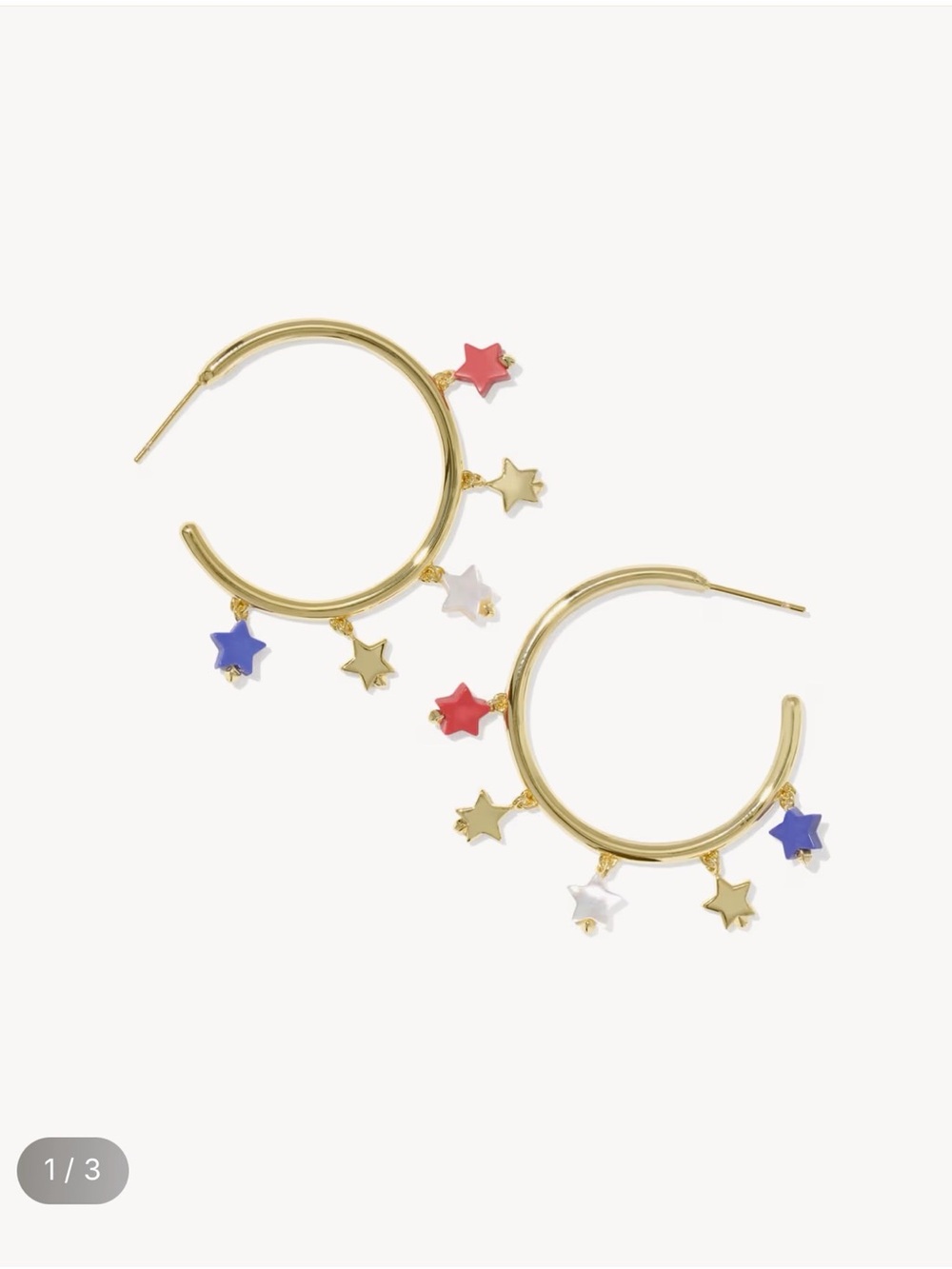 NWT Kendra Scott Camila Hoop Earrings